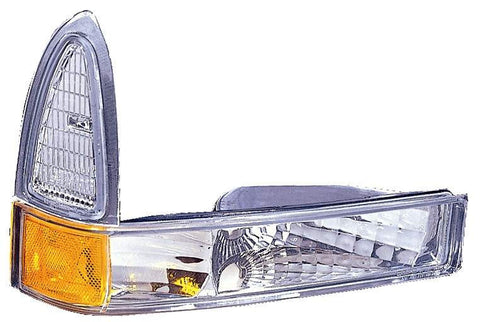 Ford F-150 F-250 F-350 Super Duty / Excursion 99-03 Parking Signal Light Unit Diamond Design PAIR - ackauto