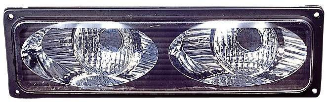 Chevy / GMC C / K 10 Truck 88-02 / Suburban / Yukon 92-99 / Blazer 92-94 / Tahoe 95-99 Parking Signal Light Unit TWIN EYES Black - ackauto